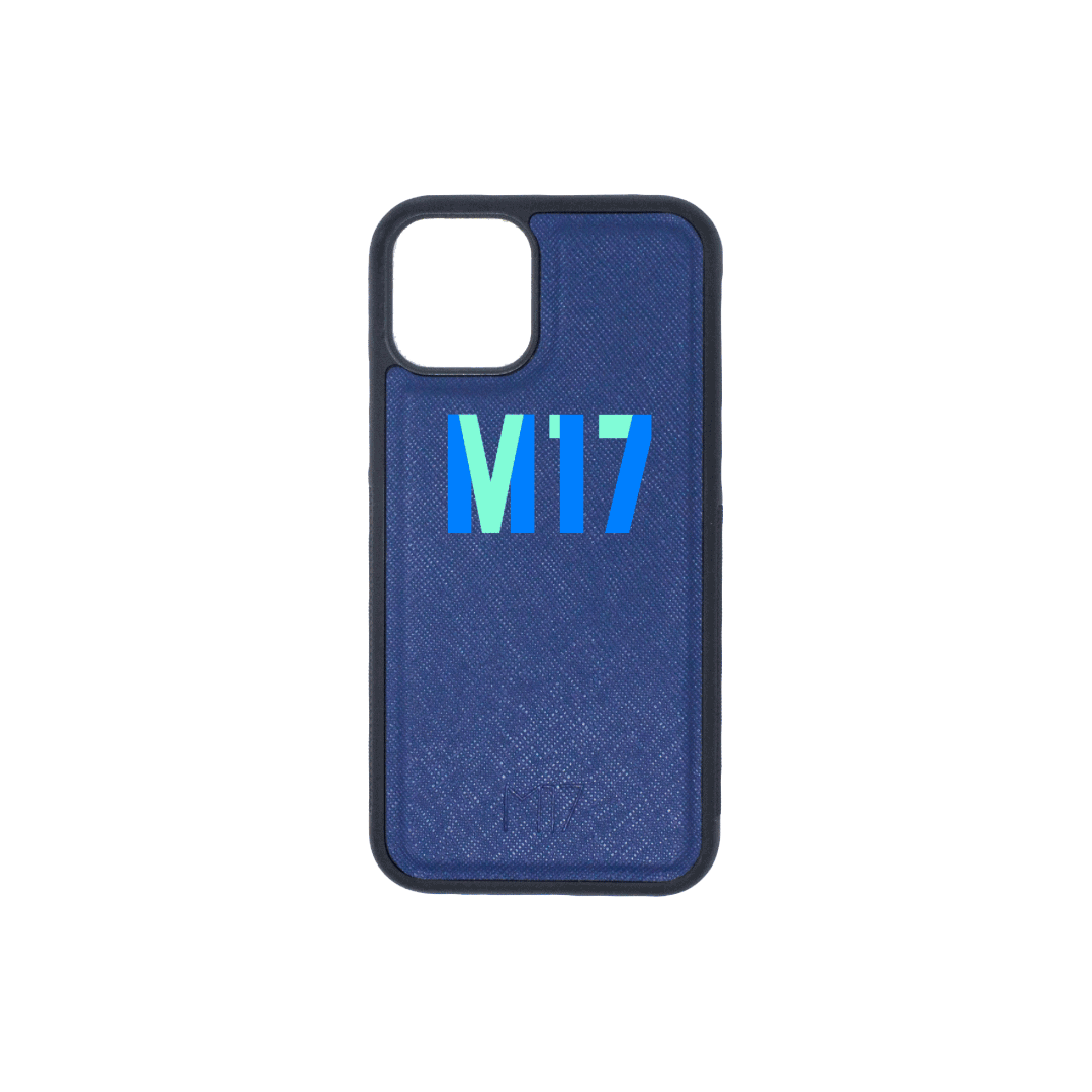iPhone 11 Pro Saffiano Azul