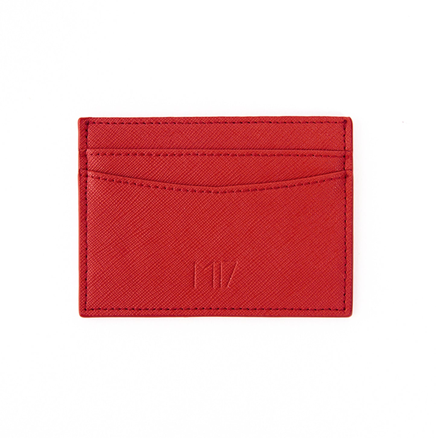 Tarjetero Saffiano Rojo