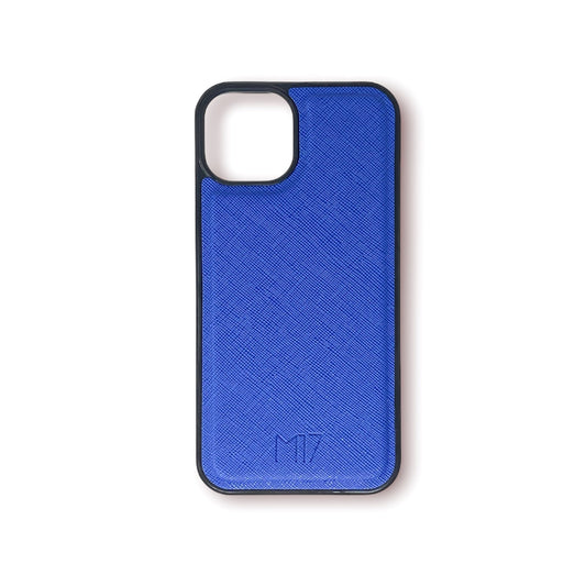 iPhone 14 Saffiano Azul