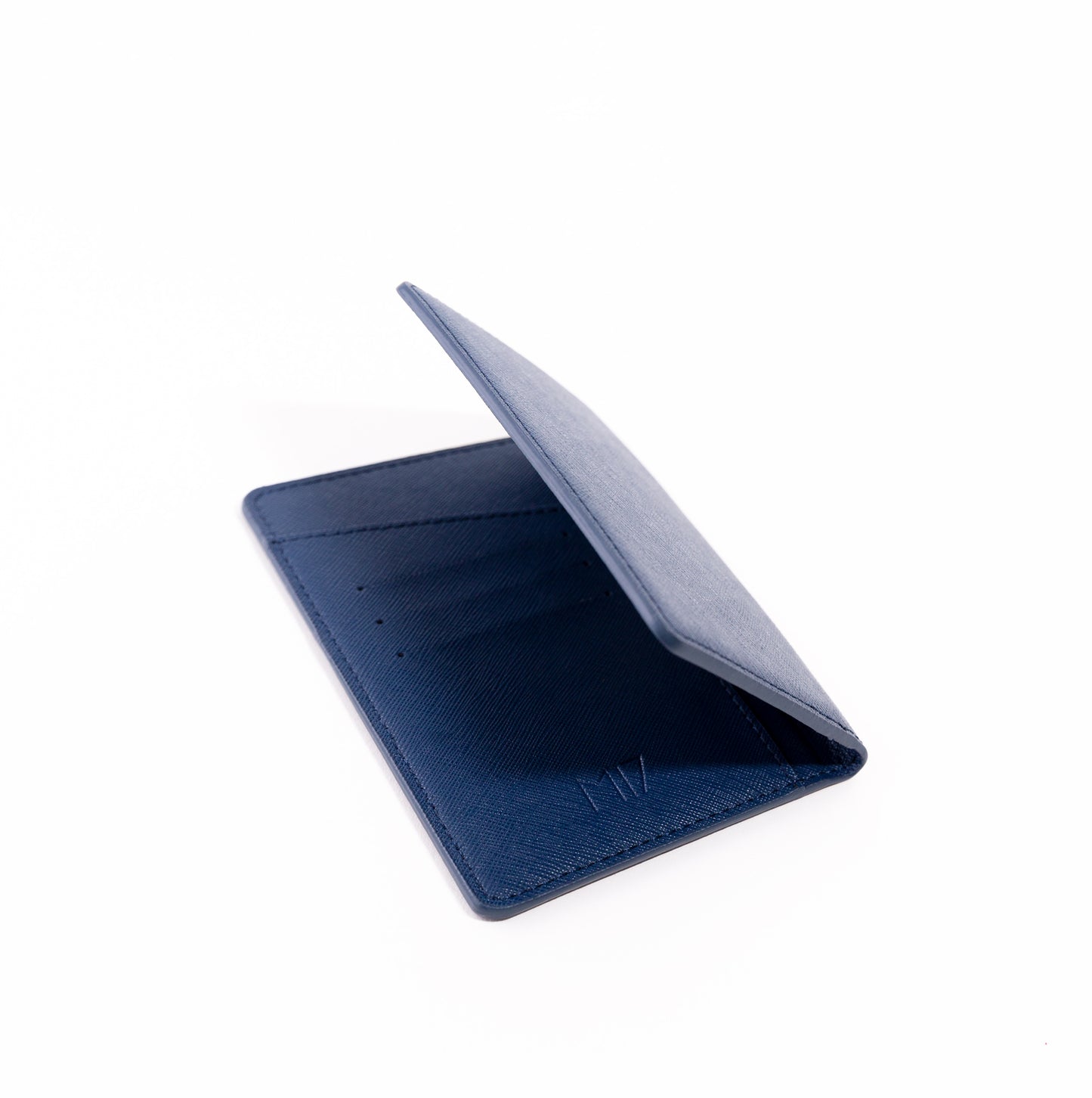 Blue Saffiano Passport Holder
